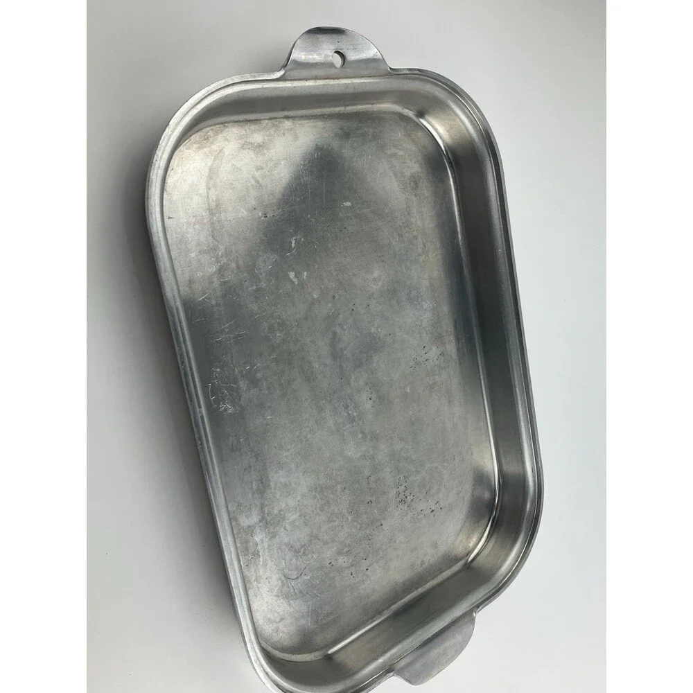 Wear Ever Aluminum Two Piece Roaster Dutch Oven Top #918 Bottom #818 USA